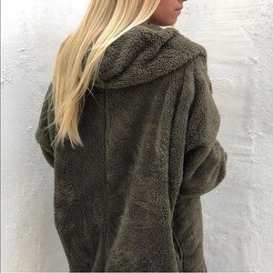 Olive bear coat